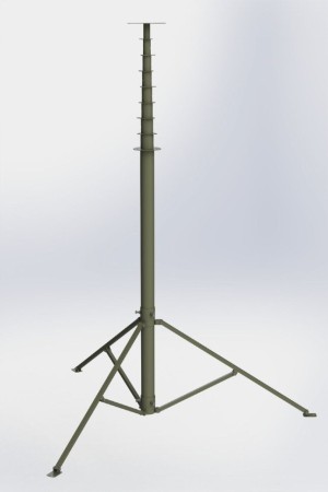 Телескопическая алюминиевая мачта